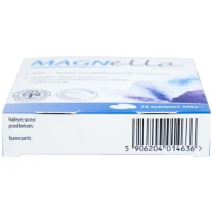 Viên uống Magnella Natur Produkt Pharma hỗ trợ cải thiện tổn thương thần kinh do thiếu vitamin B6, magiê (2 vỉ x 14 viên)