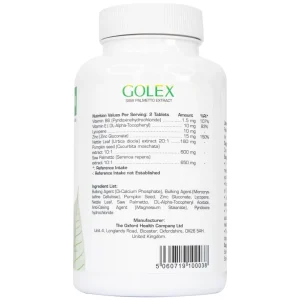 Viên uống Golex Ocavill hỗ trợ chống lại sự phình to của tuyến tiền liệt, cải thiện các rối loạn tiểu tiện (30 viên)