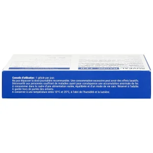 Viên uống Suvéal Magne-Fer Densmore bổ sung magie, vitamin B6 và sắt cho cơ thể (2 vỉ x 15 viên)