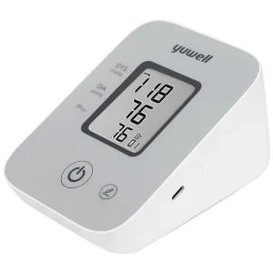 Máy đo huyết áp điện tử bắp tay Yuwell YE610D bộ nhớ lưu trữ đến 80 lần, cho kết quả trung bình 3 lần đo