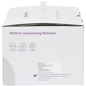 Máy xông khí dung nén khí Yuwell 403M chuyển thuốc dạng dung dịch thành sương mù cho niêm mạc hô hấp