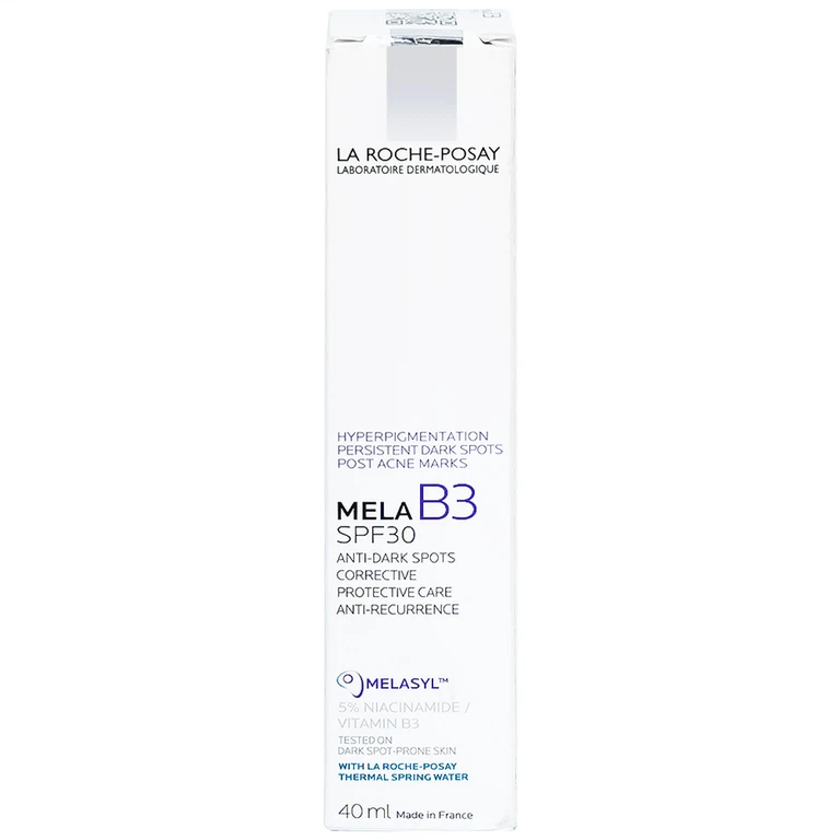 Kem dưỡng La Roche-Posay Mela B3 Cream SPF 30 dưỡng da mềm mịn, mờ thâm nám, dưỡng da sáng và đều màu