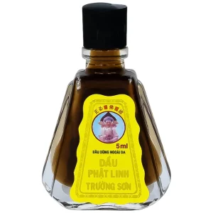 Dầu Phật Linh 5ml Trường Sơn dùng hỗ trợ trường hợp cảm cúm, cảm ho, nhức đầu, nghẹt mũi (12 chai)