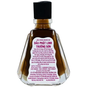 Dầu Phật Linh 5ml Trường Sơn dùng hỗ trợ trường hợp cảm cúm, cảm ho, nhức đầu, nghẹt mũi (12 chai)