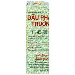 Dầu Phật Linh 1.5ml Trường Sơn dùng hỗ trợ trường hợp cảm cúm, cảm ho, nhức đầu, nghẹt mũi (10 chai)