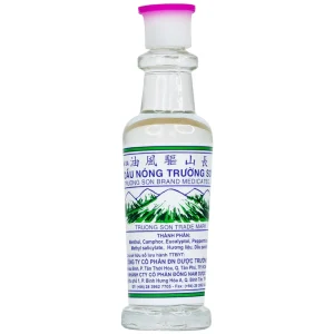 Dầu nóng Trường Sơn 10ml hỗ trợ các trường hợp chóng mặt, đau bụng, ho, cảm cúm (10 chai)