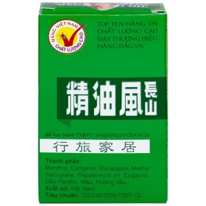 Dầu gió Trường Sơn 6ml dùng hỗ trợ trường hợp cảm, ho, sổ mũi, nhức đầu (12 chai)