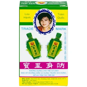 Dầu gió Trường Sơn 2.5ml dùng hỗ trợ trong trường hợp cảm, ho, sổ mũi, nhức đầu (20 chai)