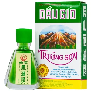 Dầu gió Trường Sơn 2.5ml dùng hỗ trợ trong trường hợp cảm, ho, sổ mũi, nhức đầu (20 chai)