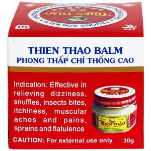 Dầu Cù Là Phong Thấp Chỉ Thống Cao Thiên Thảo 30g Trường Sơn giảm đau thần kinh tọa, phong thấp, đau khớp (12 lọ)