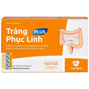 Viên uống Tràng Phục Linh Plus Thái Minh hỗ trợ giảm các triệu chứng của hội chứng ruột (2 vỉ x 10 viên)