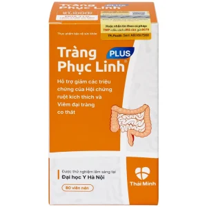 Viên uống Tràng Phục Linh Plus Thái Minh hỗ trợ giảm các triệu chứng của hội chứng ruột kích thích (80 viên)