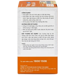 Viên uống Tràng Phục Linh Plus Thái Minh hỗ trợ giảm các triệu chứng của hội chứng ruột kích thích (80 viên)