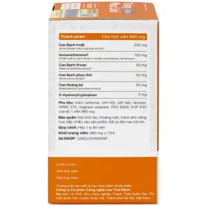 Viên uống Tràng Phục Linh Plus Thái Minh hỗ trợ giảm các triệu chứng của hội chứng ruột kích thích (80 viên)