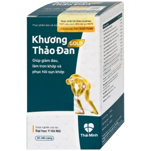 Viên uống Khương Thảo Đan Gold Thái Minh giảm đau, làm trơn khớp và phục hồi sụn khớp (30 viên)