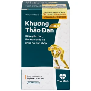 Viên uống Khương Thảo Đan Gold Thái Minh giảm đau, làm trơn khớp và phục hồi sụn khớp (30 viên)