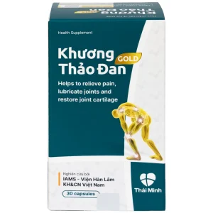 Viên uống Khương Thảo Đan Gold Thái Minh giảm đau, làm trơn khớp và phục hồi sụn khớp (30 viên)