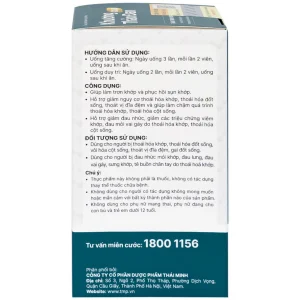 Viên uống Khương Thảo Đan Gold Thái Minh giảm đau, làm trơn khớp và phục hồi sụn khớp (30 viên)