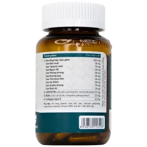 Viên uống Khương Thảo Đan Gold Thái Minh giảm đau, làm trơn khớp và phục hồi sụn khớp (30 viên)
