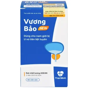 Viên uống Vương Bảo Thái Minh dùng cho nam giới bị u xơ tiền liệt tuyến (80 viên)