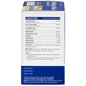 Viên uống Dưỡng Não Thái Minh hỗ trợ hoạt huyết, tăng cường lưu thông máu não (80 viên)