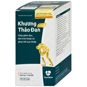 Viên uống Khương Thảo Đan Gold Thái Minh giảm đau, làm trơn khớp và phục hồi sụn khớp (120 viên)