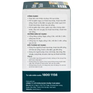 Viên uống Khương Thảo Đan Gold Thái Minh giảm đau, làm trơn khớp và phục hồi sụn khớp (120 viên)