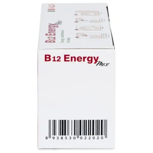 Dung dịch uống B12 Energy Max Italy bổ sung acid amin và vitamin B12 cho cơ thể (10 lọ x 10ml)