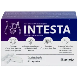 Viên uống Intesta Biolek 35.7g hỗ trợ điều trị viêm đại tràng (4 vỉ x 15 viên)