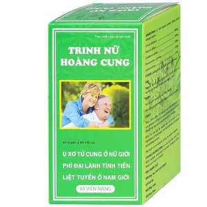 Viên uống Trinh Nữ Hoàng Cung Dolexphar hỗ trợ giảm sự tiến triển của u xơ tử cung (60 viên)
