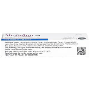 Gel Megaduo Plus giúp ngừa mụn trứng cá, ngừa thâm, dưỡng da (15g)