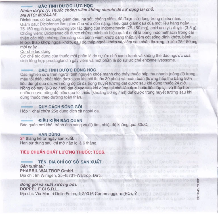 Thuốc giảm đau Traulen 4% OP Pharma dạng xịt hỗ trợ điều trị tại chỗ đau và viêm do thấp khớp (25g)