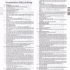 Thuốc Trimetazidine 35mg Stella Pharm hỗ trợ điều trị triệu chứng đau thắt ngực ổn định (6 vỉ x 10 viên)