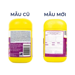 Viên nhai Kids Smart Nature's Way Vita Gummies Multi-vitamin Vegies bổ sung một số vitamin và tăng sức khỏe (60 viên)