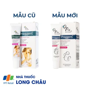 Kem Preggers Soothing Nipple Cream Fixderma hỗ trợ dưỡng ẩm, phục hồi, làm dịu núm vú bị khô (20g)