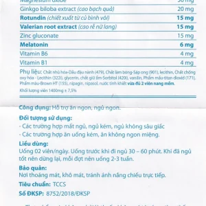 Viên uống Ăn Ngon Ngủ Ngon Tất Thành hỗ trợ ăn ngon, ngủ ngon (30 viên)