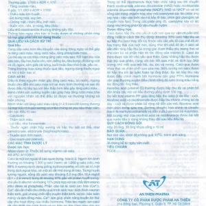 Dung dịch uống A.T Calcium Cort An Thiên bổ sung vitamin và khoáng chất cho cơ thể (30 ống x 10ml)