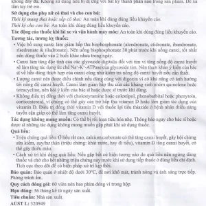 Thuốc Abricotis Probiotec hỗ trợ sức khỏe xương, cơ bắp, bổ sung canxi (6 vỉ x 10 viên)