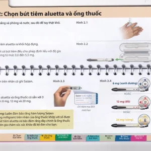 Bút tiêm aluetta Merck điều trị bệnh tiểu đường bằng insulin