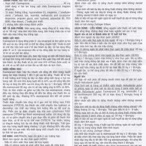 Thuốc AmePrazol 40mg OPV điều trị bệnh trào ngược dạ dày, thực quản (2 vỉ x 7 viên)