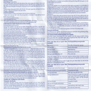 Thuốc Amlodipin 5mg Domesco điều trị tăng huyết áp, đau thắt ngực (3 vỉ x 10 viên)