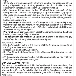 Hỗn dịch uống Amoxicillin 250mg Imexpharm điều trị nhiễm khuẩn đường hô hấp, đường mật, đường tiêu hóa (12 gói)