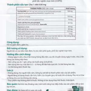 Viên uống An Phế Thái Minh hỗ trợ giảm đờm, giảm ho (2 vỉ x 10 viên)