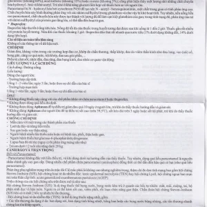 Thuốc Aphaxan Armephaco giảm đau, chống viêm (5 vỉ x 20 viên)