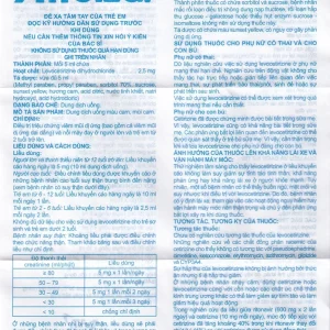Dung dịch uống Aticizal 2,5mg/5ml An Thiên điều trị triệu chứng viêm mũi dị ứng (90ml)