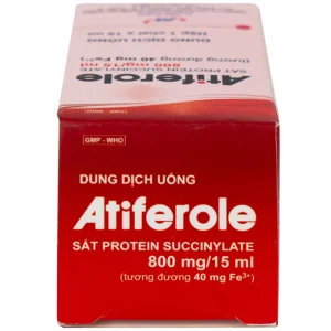 Dung dịch uống Atiferole 800mg/15ml An Thiên điều trị tình trạng thiếu hụt sắt và thiếu máu
