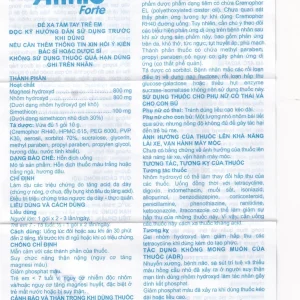 Hỗn dịch uống Atirlic forte 10g An Thiên giảm triệu chứng tăng acid dạ dày (20 gói)