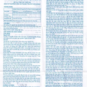 Dung dịch khí dung AtiSaltolin 2,5mg/2,5ml An Thiên điều trị chứng co thắt phế quản (5 ống)