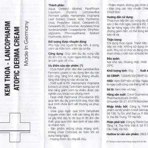 Kem thoa Lancopharm Atopic Derma Cream 50g dùng cho người bị vảy nến, á sừng, viêm da thần kinh
