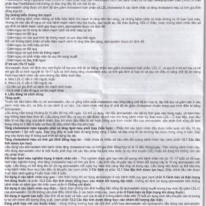 Thuốc Atorlog 20mg Bidiphar điều trị tăng cholesterol toàn phần và LDL-cholesterol (3 vỉ x 10 viên)